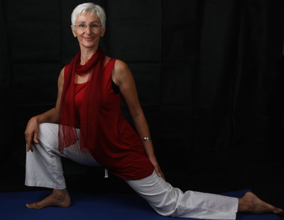 Halbmond-Variante - Anjaneyasana Halbmond-Variante - Anjaneyasana